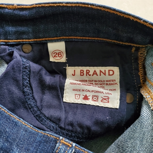 J Brand Denim Skinny Jeans - Womens Size 26 - Style 811C032 Pure - Picture 4 of 7